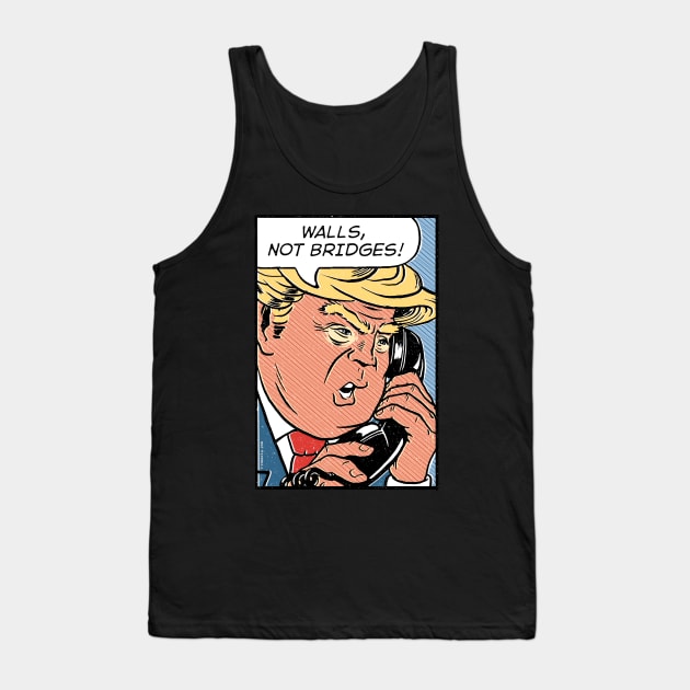 Donald Trump Pop Art Tank Top by vo_maria